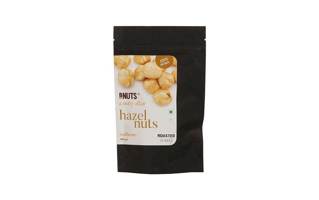 BNuts Hazel Nuts Roasted    Pack  100 grams